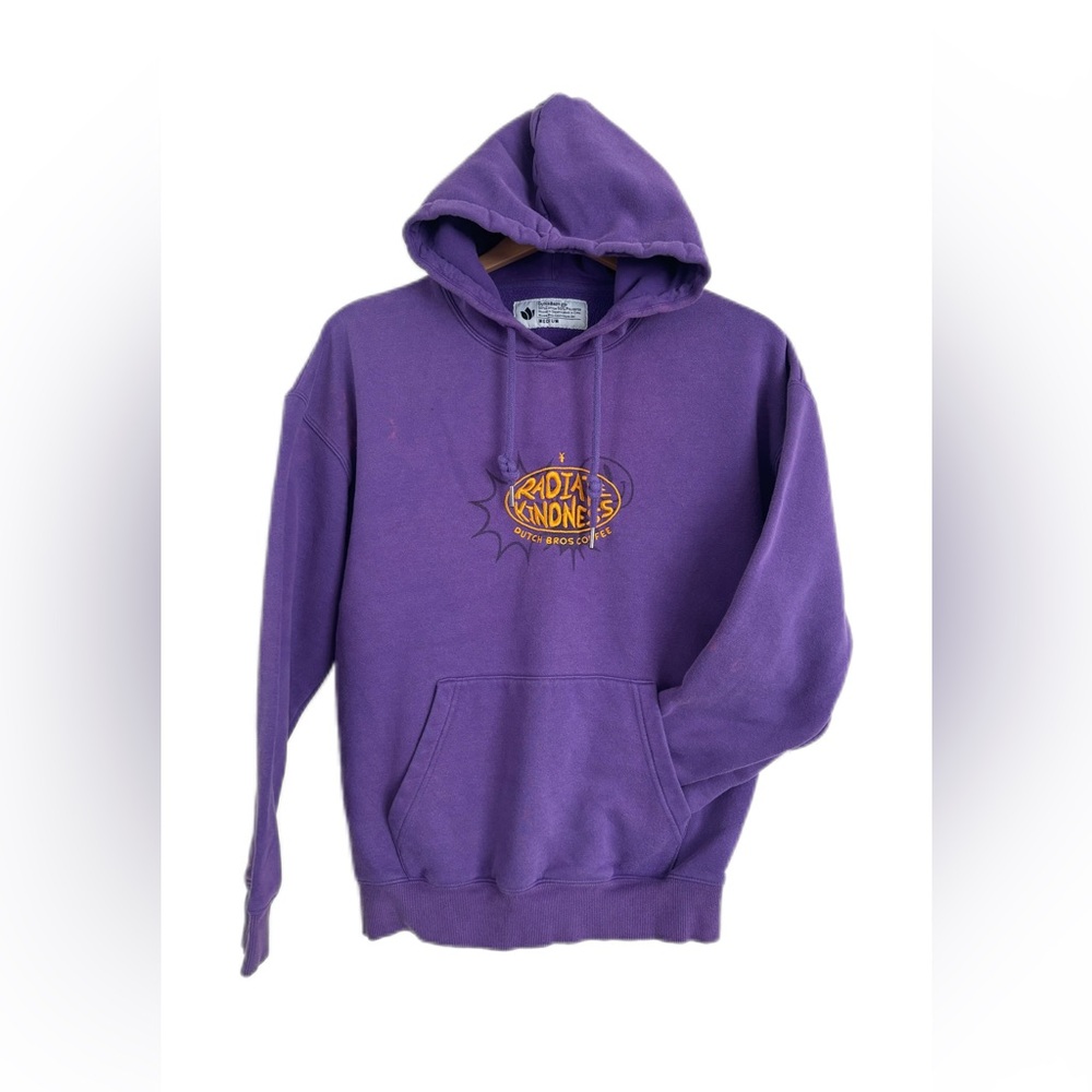 COPY - Purple + Gold Sweatshirt Hoodie Radiate Kindness - Dutch Bros Coffee